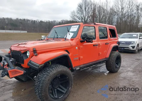 2018 Jeep Wrangler Unlimited Sahara 4X4 из США, поврежденный, VIN 1C4HJXENXJW247053